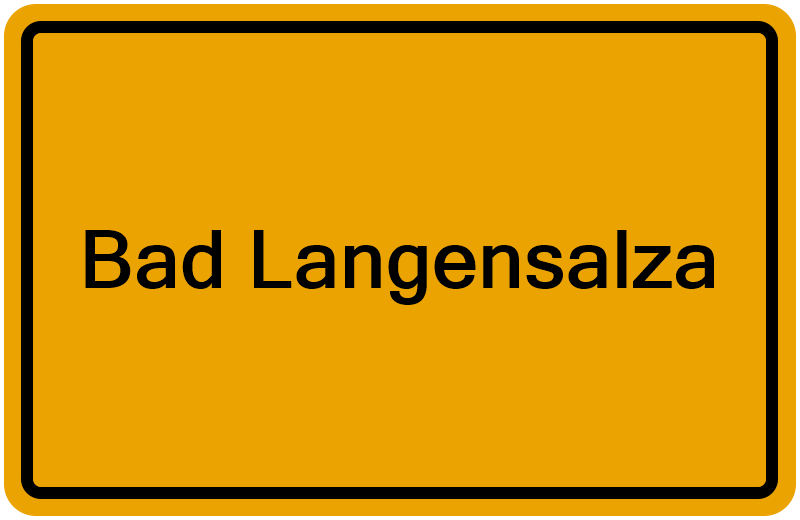 Handelsregisterauszug Bad Langensalza